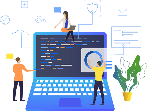 Ilustración de diseño web